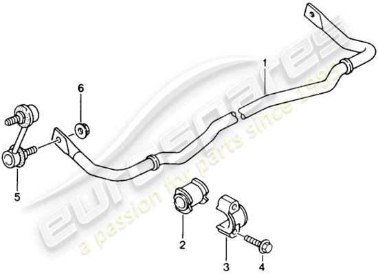 a part diagram from the Porsche 996 parts catalogue