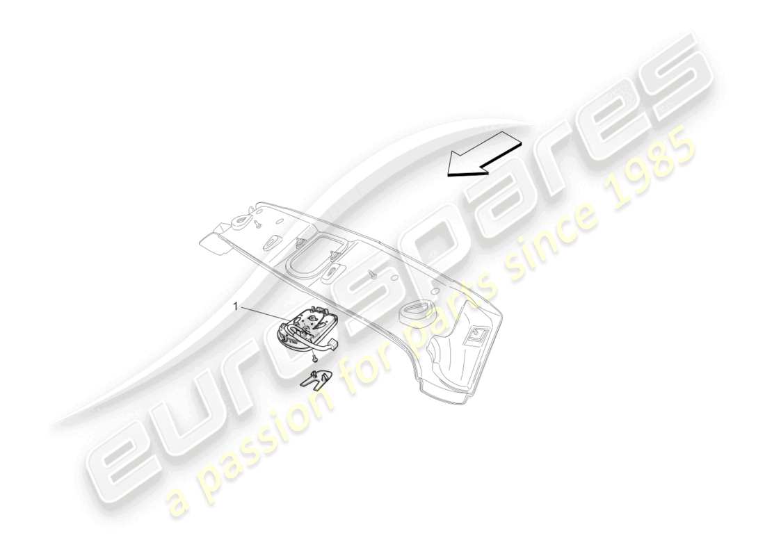 maserati grancabrio mc (2013) internal vehicle devices part diagram