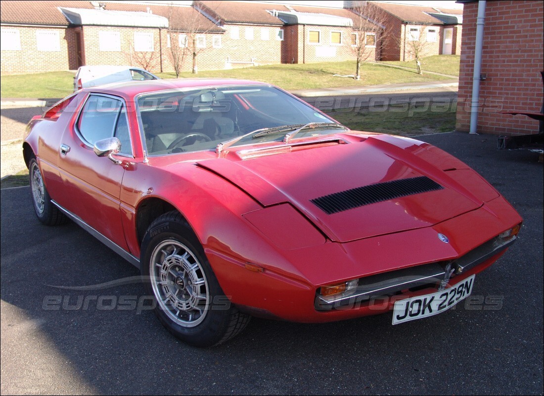 Maserati Merak 3.0 getting ready to be stripped for parts at Eurospares