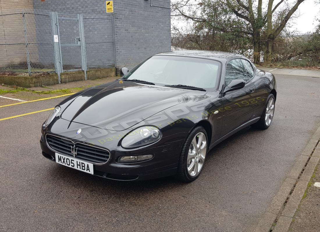 Maserati 4200 Coupe (2005) getting ready to be stripped for parts at Eurospares
