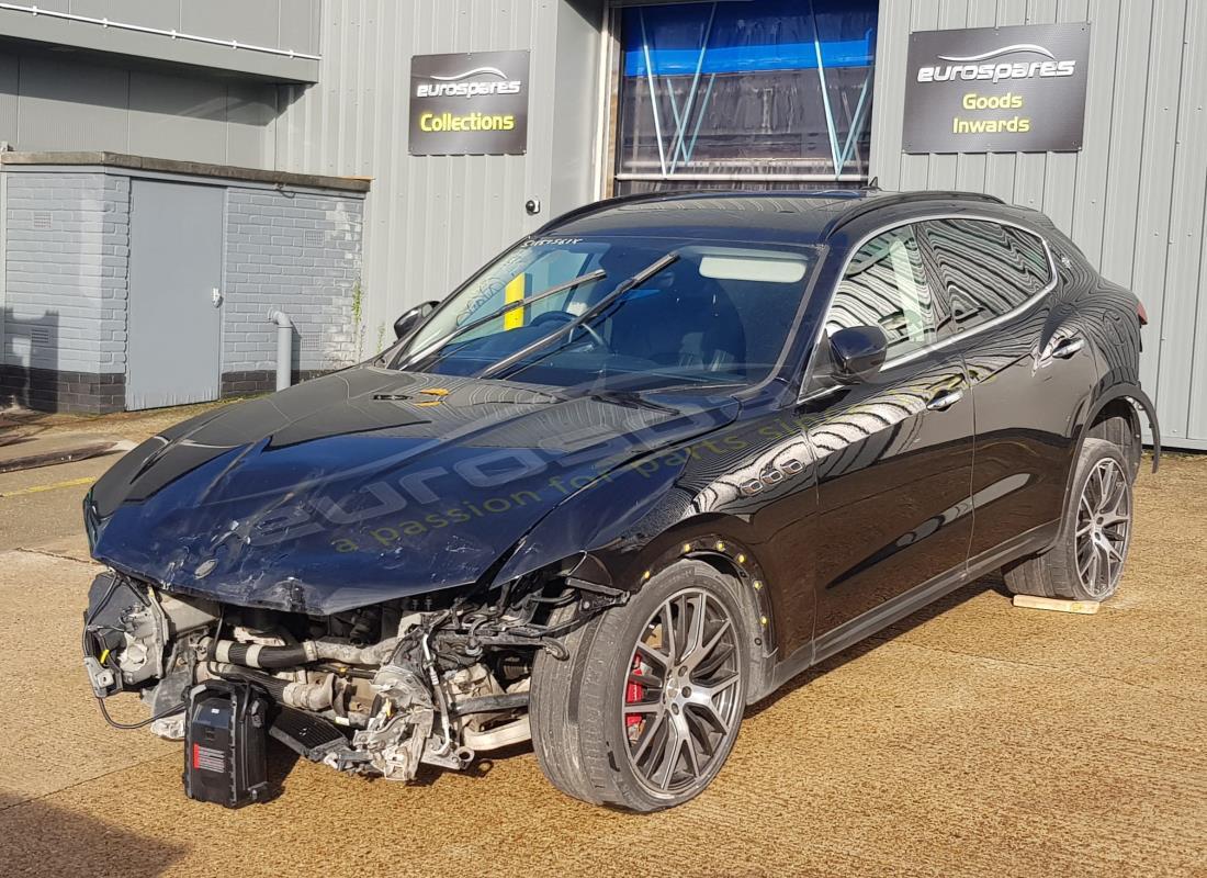 Maserati Levante (2017) getting ready to be stripped for parts at Eurospares