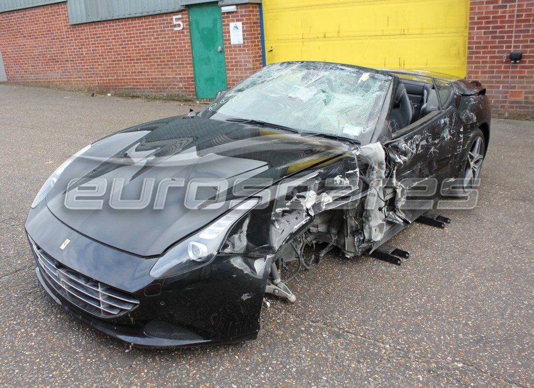 Ferrari California T (Europe) getting ready to be stripped for parts at Eurospares
