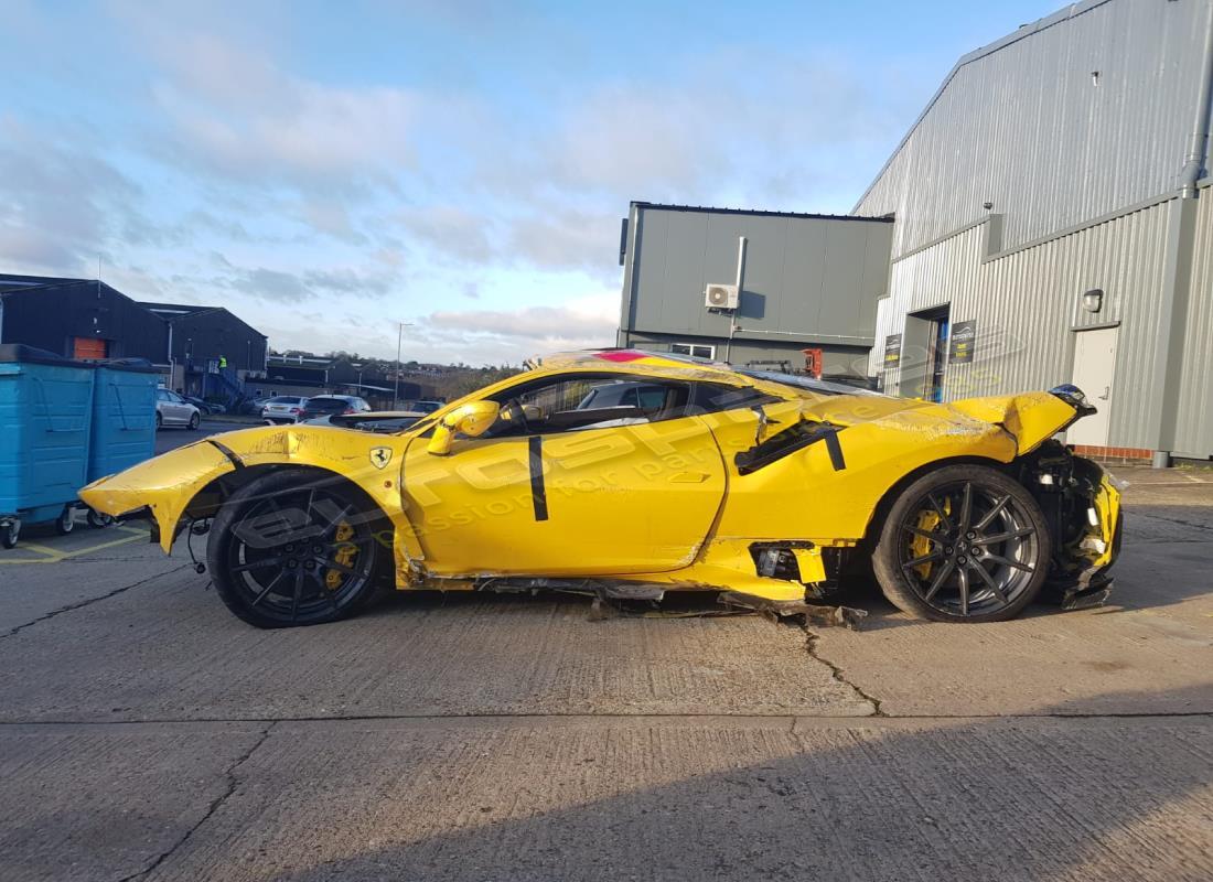 Ferrari 488 Pista with 482 Miles, being prepared for breaking #2