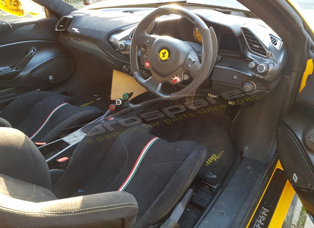 Ferrari 488 Pista with 482 Miles, being prepared for breaking #9
