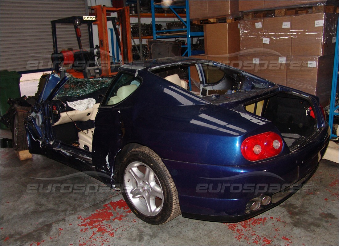 Ferrari 456 M GT/M GTA getting ready to be stripped for parts at Eurospares