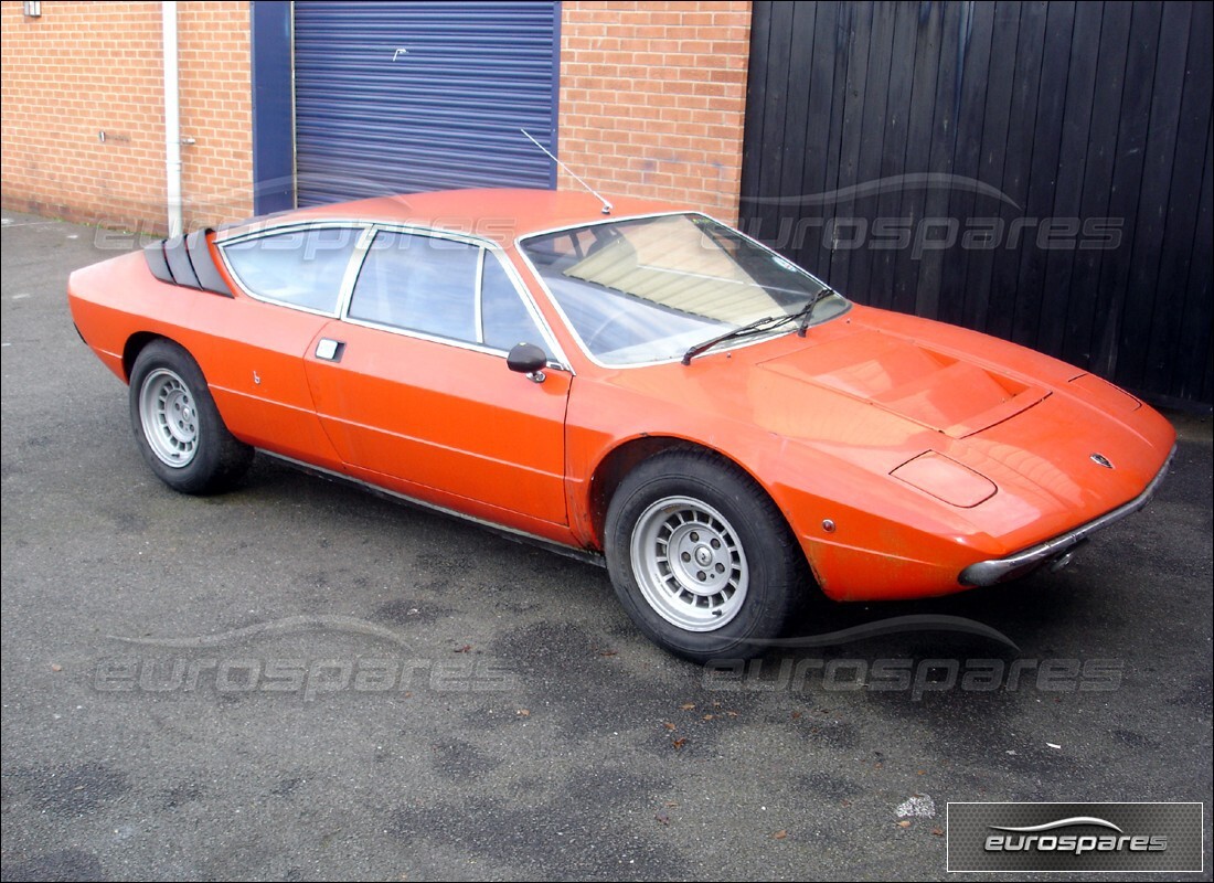 Lamborghini Urraco P250 / P250S getting ready to be stripped for parts at Eurospares
