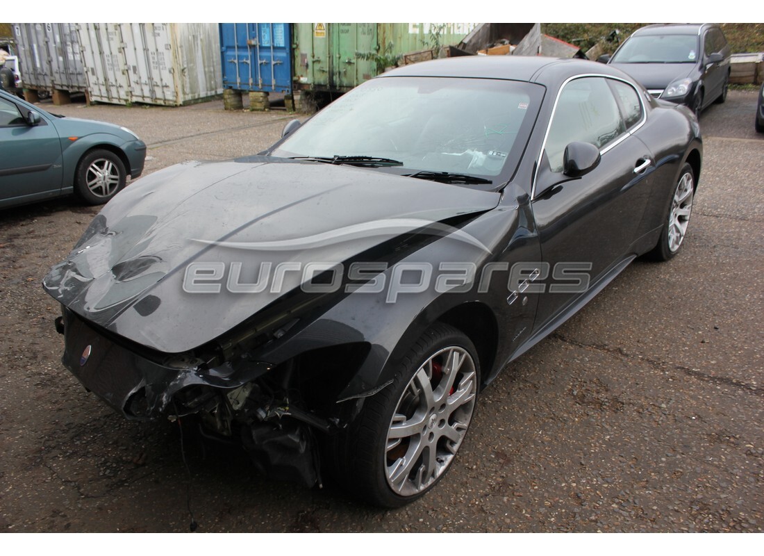 Maserati GranTurismo (2009) getting ready to be stripped for parts at Eurospares
