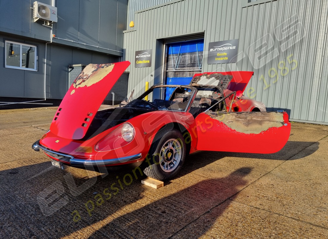 Ferrari 246 Dino (1975) with 58,145 Miles, being prepared for breaking #10