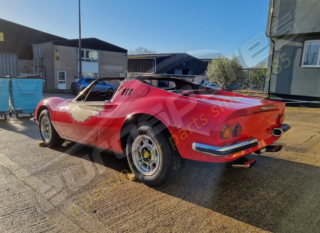 Ferrari 246 Dino (1975) with 58,145 Miles, being prepared for breaking #3