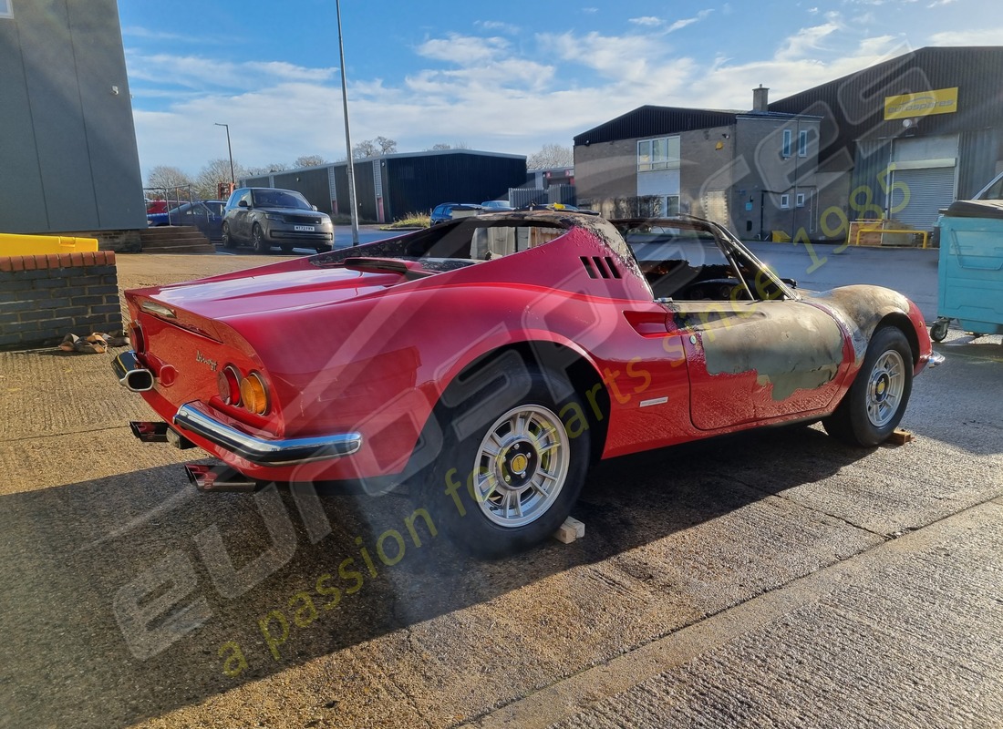 Ferrari 246 Dino (1975) with 58,145 Miles, being prepared for breaking #5