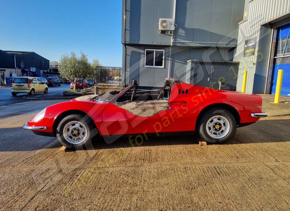 Ferrari 246 Dino (1975) with 58,145 Miles, being prepared for breaking #2