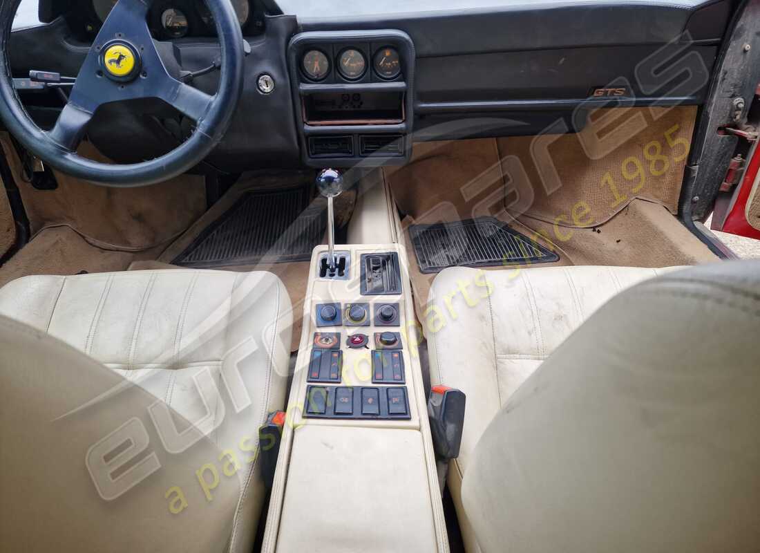 Ferrari 328 (1985) with 28,673 Kilometers, being prepared for breaking #11