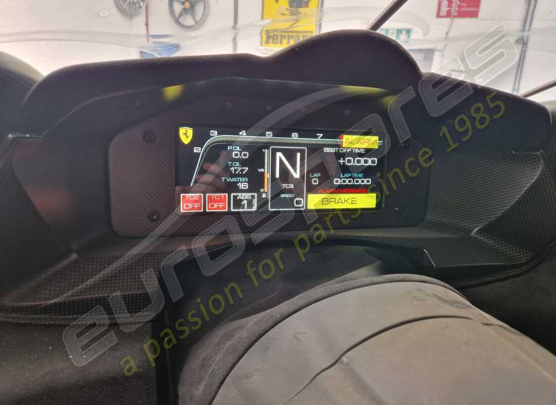 Ferrari 488 Challenge with 3,603 Kilometers, being prepared for breaking #12