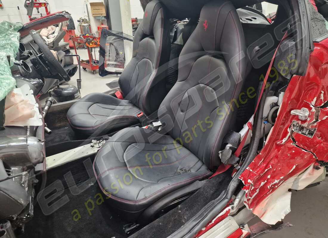 Ferrari F8 Tributo with 1,820 Miles, being prepared for breaking #11