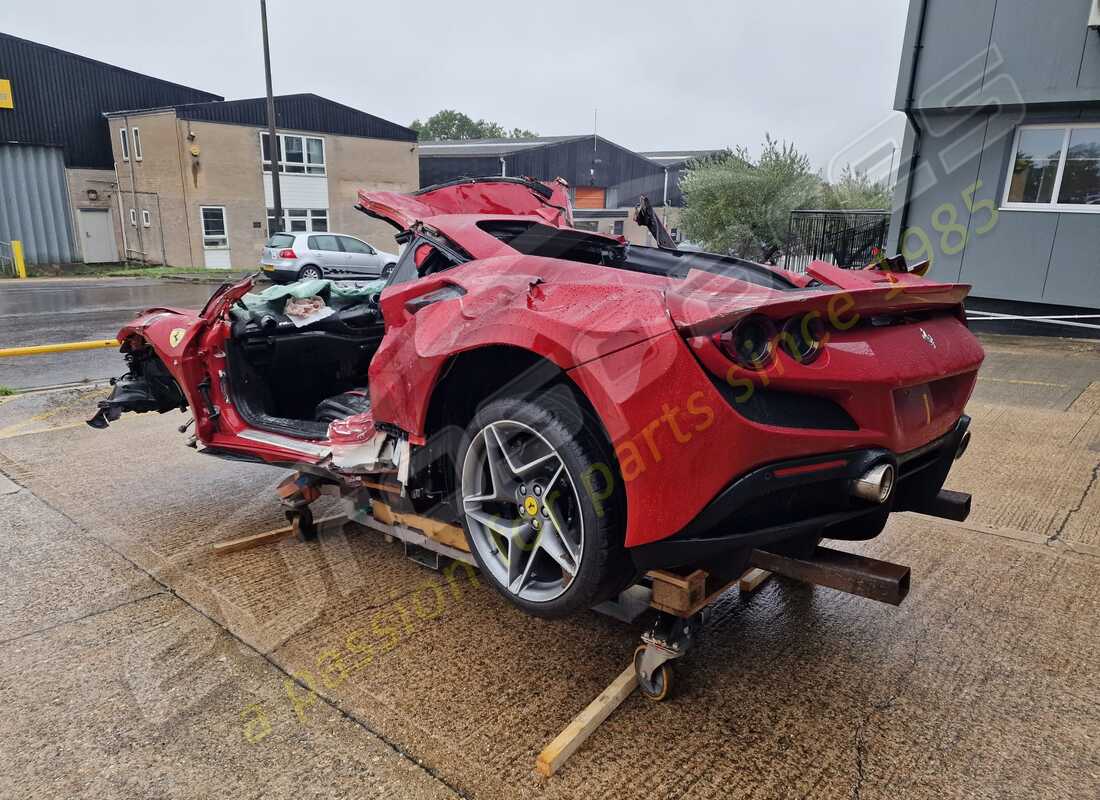 Ferrari F8 Tributo with 1,820 Miles, being prepared for breaking #3