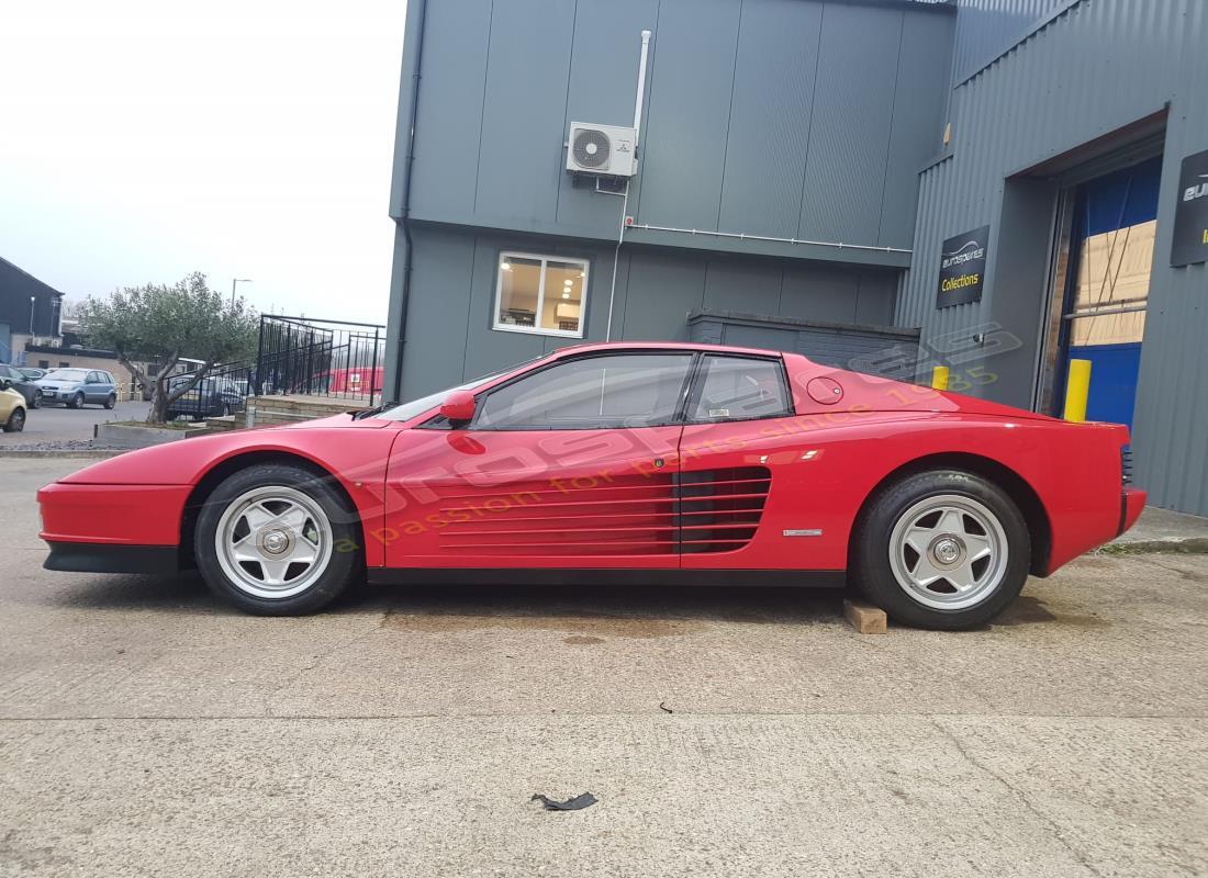 Ferrari Testarossa (1987) with 33,436 Kilometers, being prepared for breaking #2