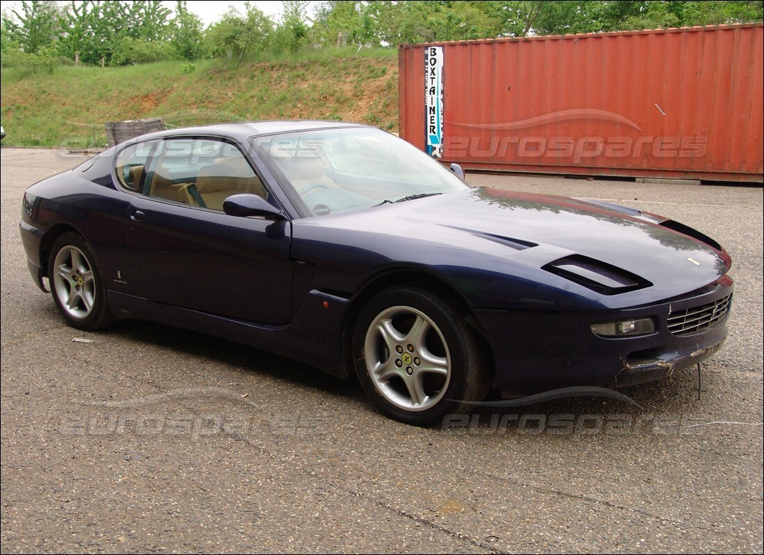 Ferrari 456 GT/GTA getting ready to be stripped for parts at Eurospares