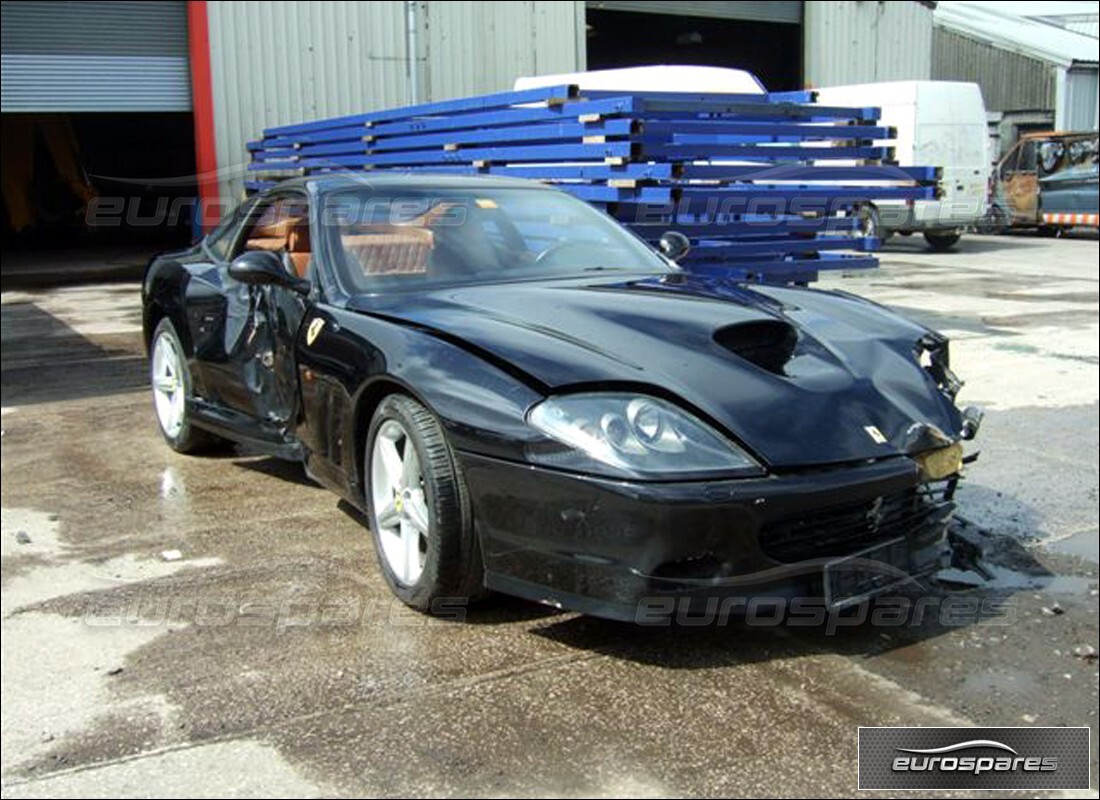 Ferrari 575M Maranello getting ready to be stripped for parts at Eurospares
