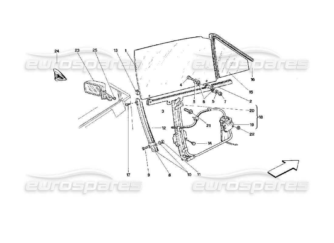 Part diagram containing part number 61867600