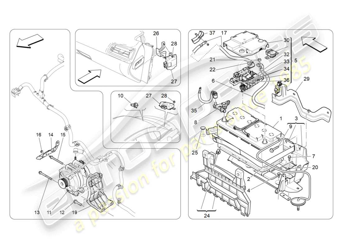 Part diagram containing part number 670035070