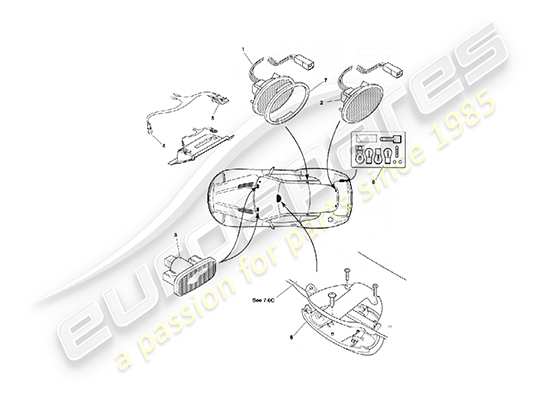 a part diagram from the Aston Martin Vanquish (2003) parts catalogue