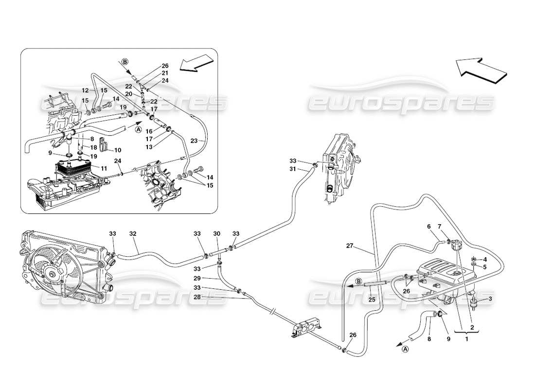 Ferrari 430 Challenge (2006) Nourice Parts Diagram