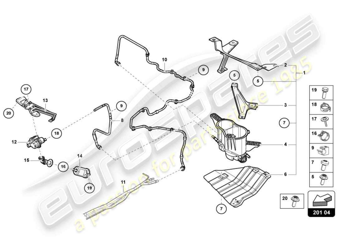 Part diagram containing part number 4M4201799