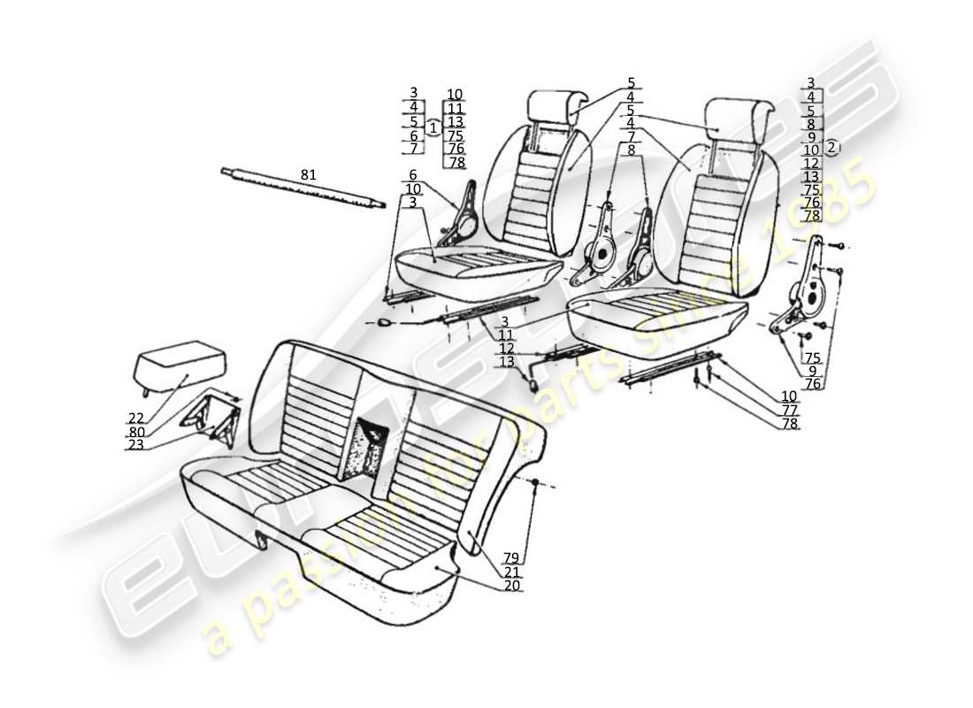 Part diagram containing part number VNT 70603