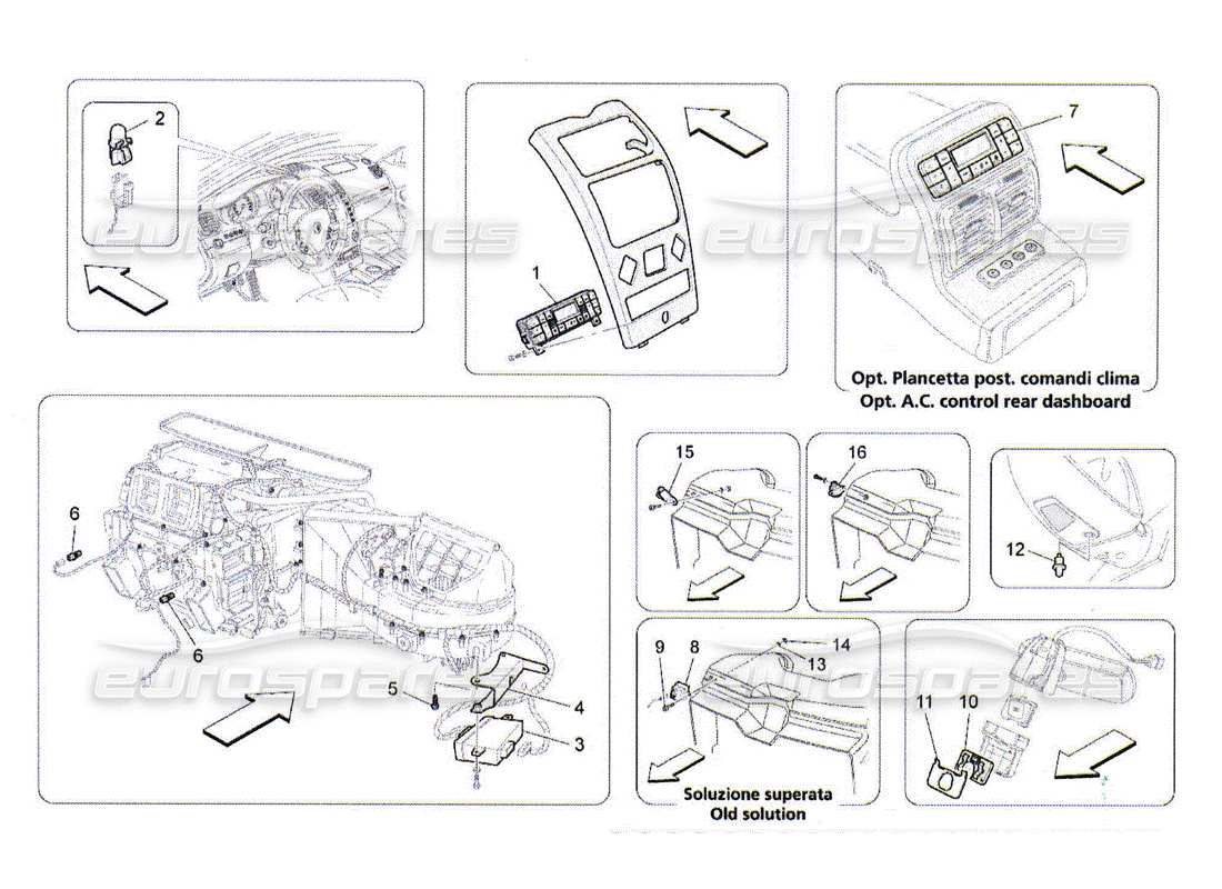 Maserati QTP. (2010) 4.2 A c Unit: Electronic Control Part Diagram