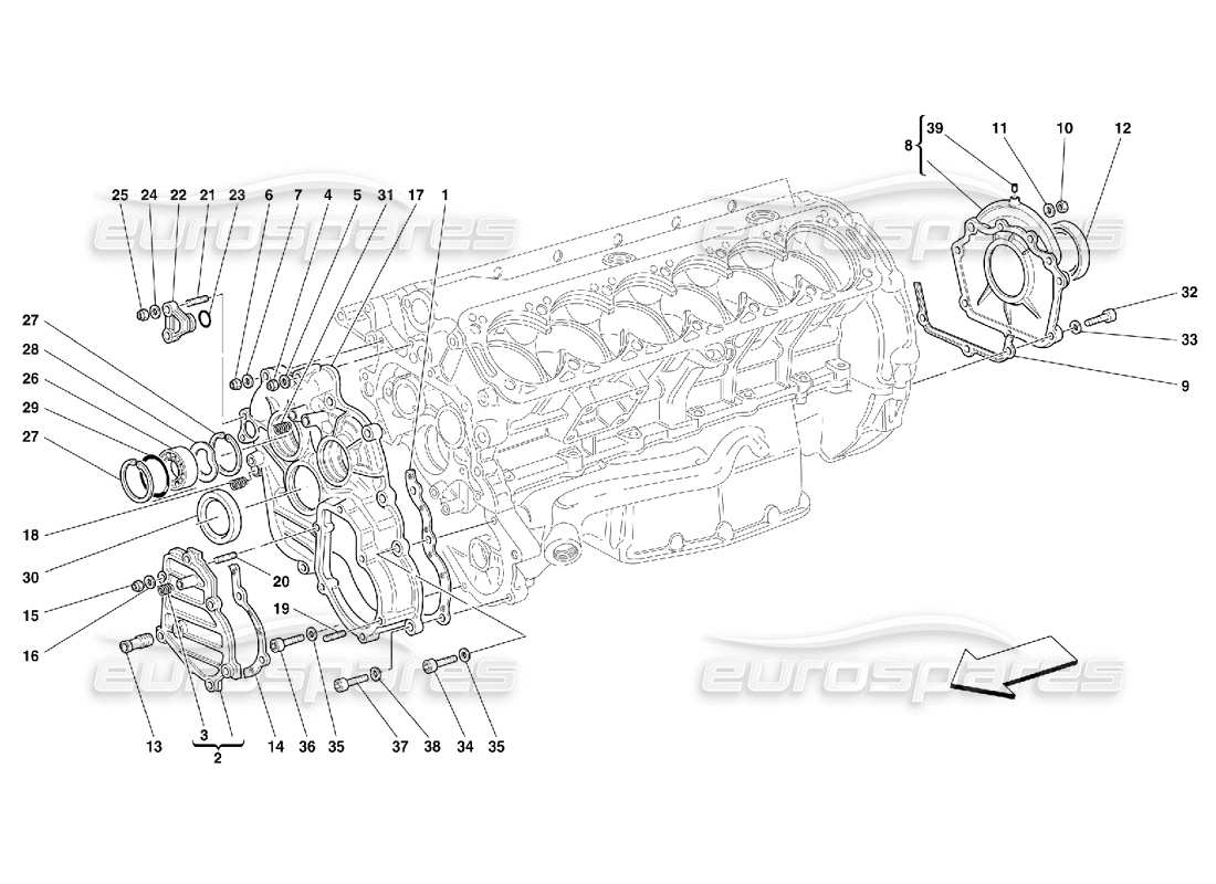 Part diagram containing part number 200323