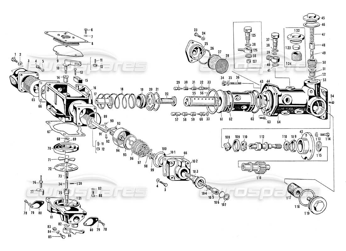 Maserati Mistral 3.7 Metering Distributor Parts Diagram