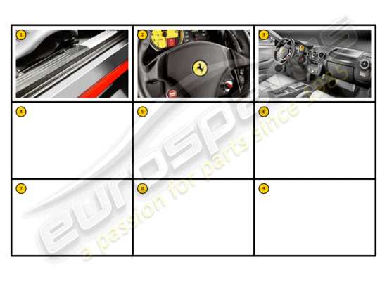 a part diagram from the Ferrari F430 Coupe (Accessories) parts catalogue