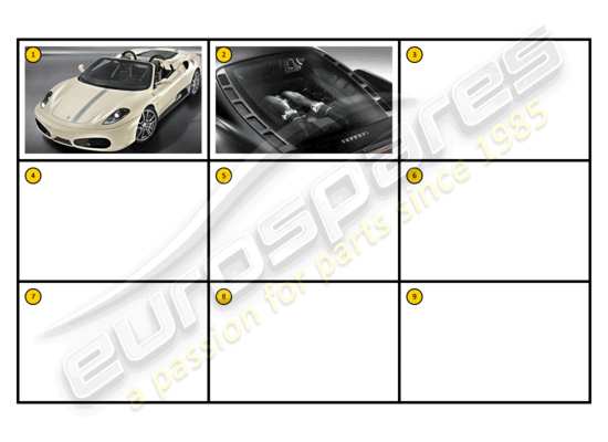 a part diagram from the Ferrari F430 Spider (Accessories) parts catalogue