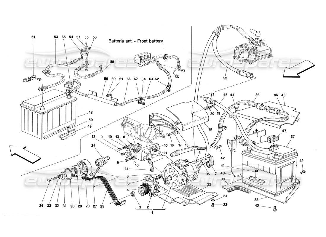 348 (1993) TB / TS current generator battery Diagram (042)