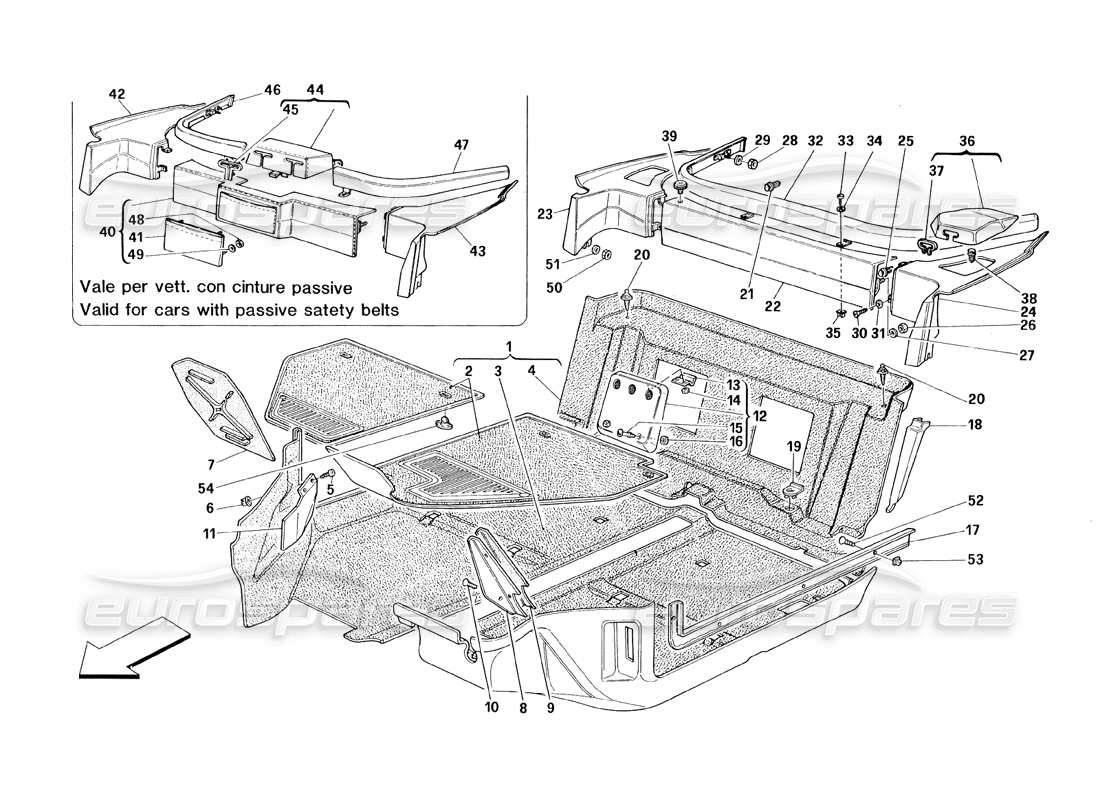 Part diagram containing part number 62986600