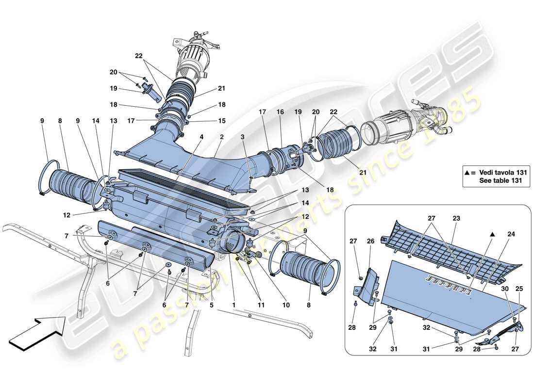 Part diagram containing part number 86653210