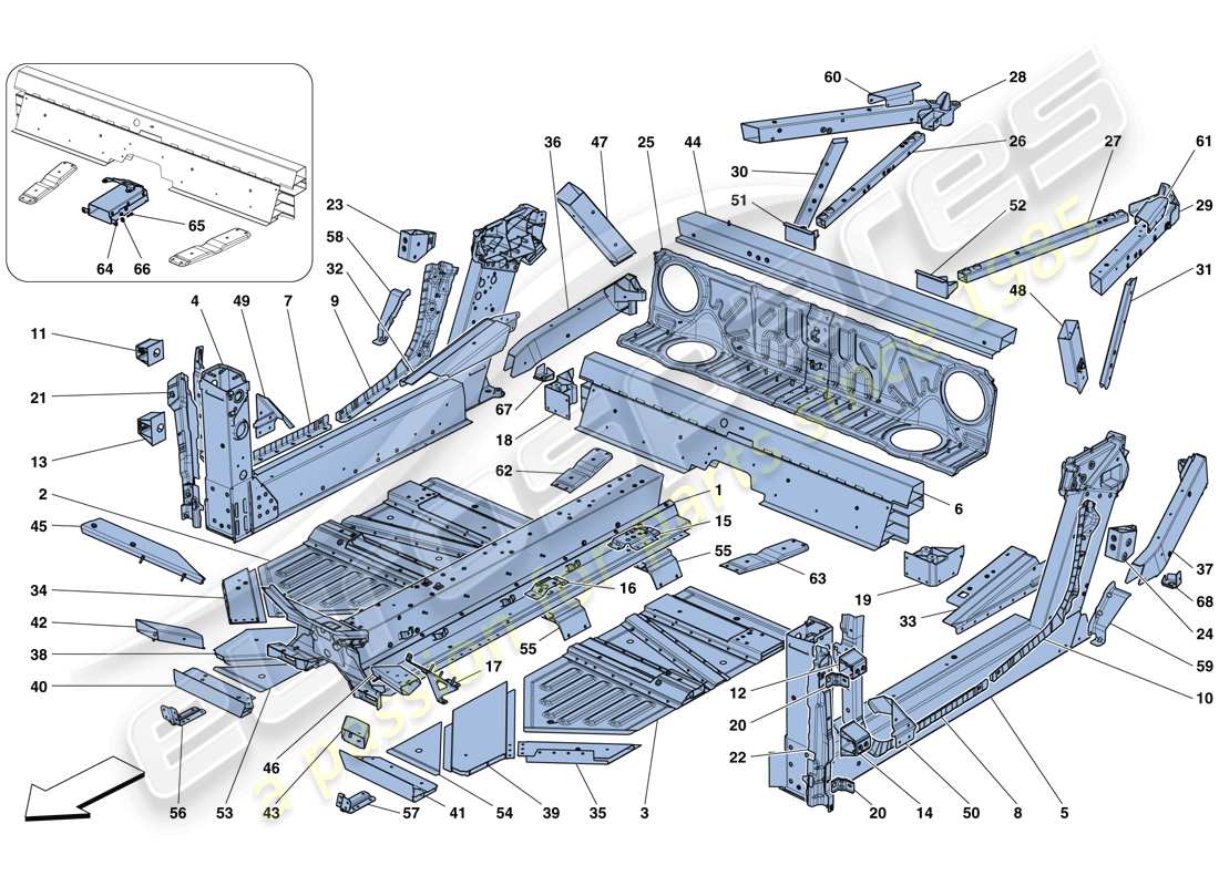 Part diagram containing part number 304741