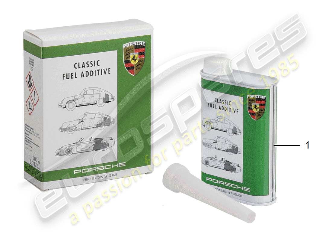 Porsche Classic accessories (1950) PORSCHE CLASSIC - ADDITIVE - FOR FUEL Part Diagram