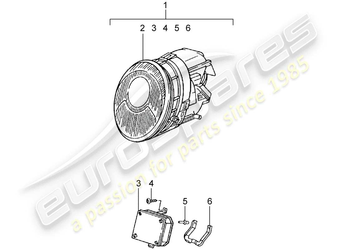 Porsche Classic accessories (1965) HEADLAMP - LITRONIC - TECHNICAL INFORMATION - 911(993) - 9415 - ATTENTION Part Diagram