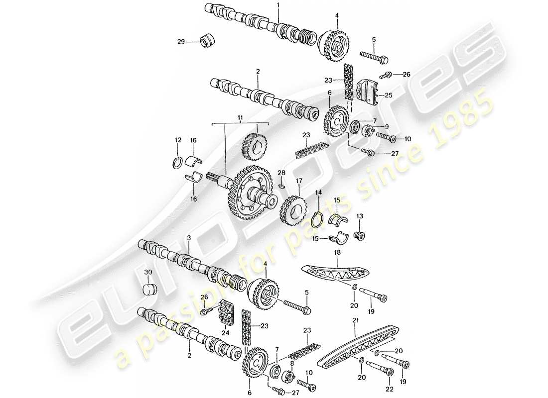 Porsche 996 T/GT2 (2002) VALVE CONTROL Part Diagram