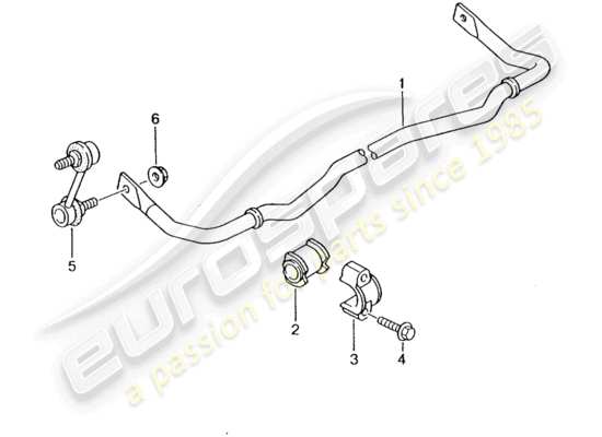 a part diagram from the Porsche 996 T/GT2 (2003) parts catalogue