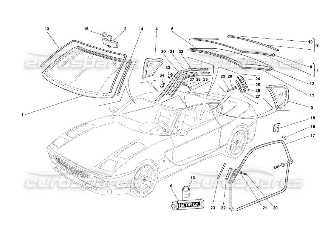 Part diagram containing part number 63164000