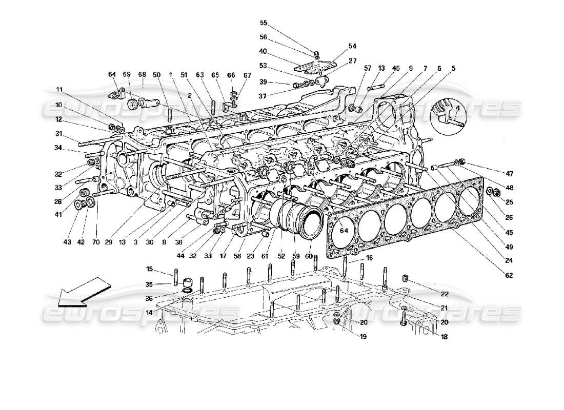 Part diagram containing part number 13544124