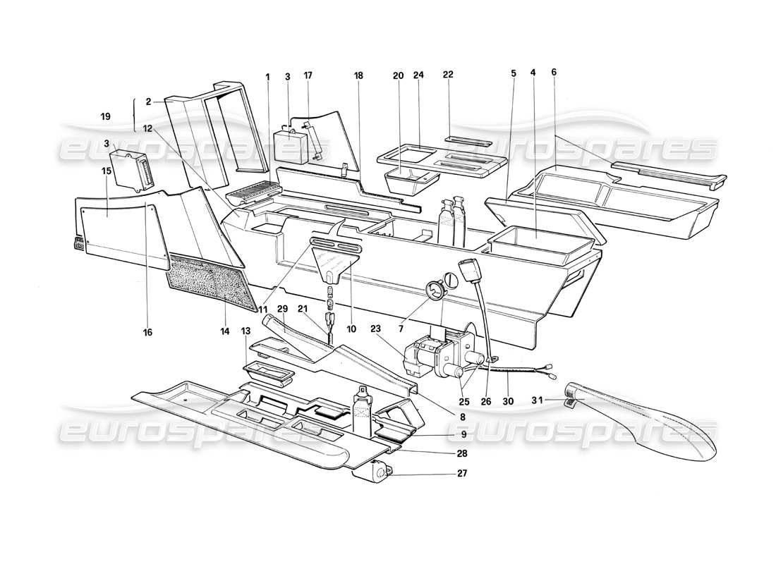 Part diagram containing part number 61552700