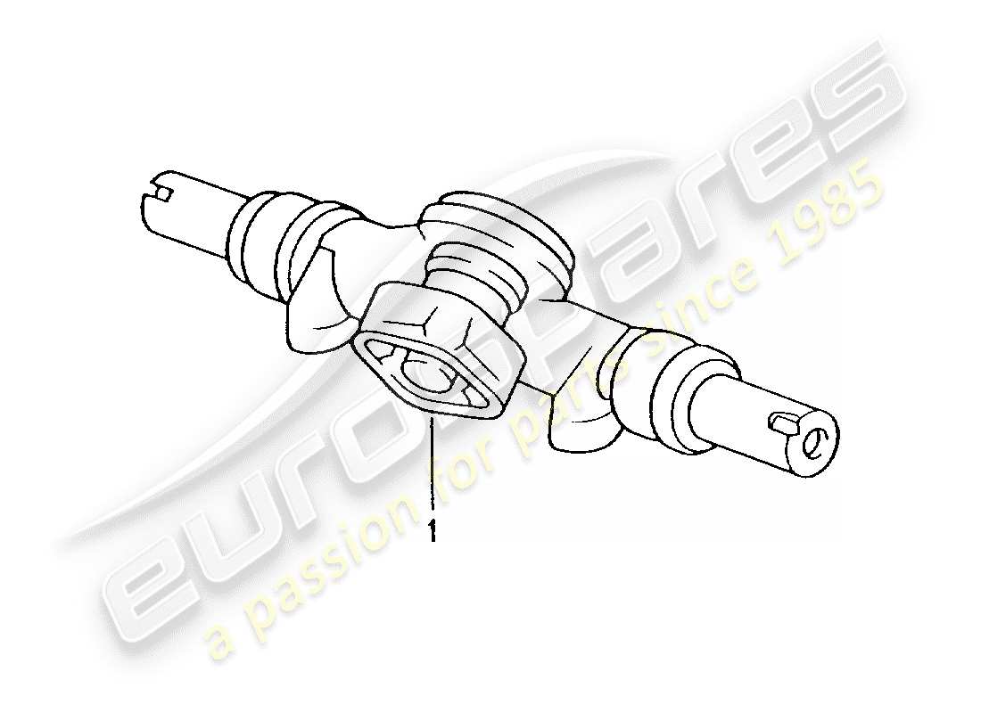 Porsche Replacement catalogue (1998) STEERING GEAR Part Diagram