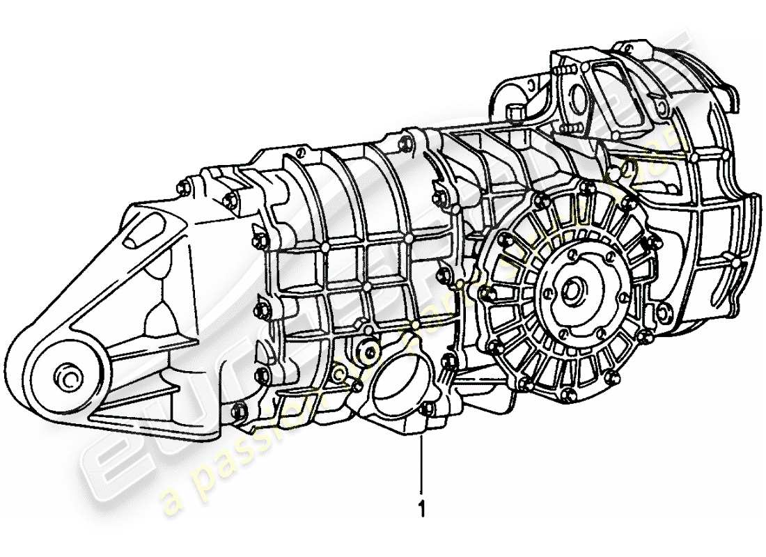 Porsche Replacement catalogue (2007) MANUAL GEARBOX Part Diagram