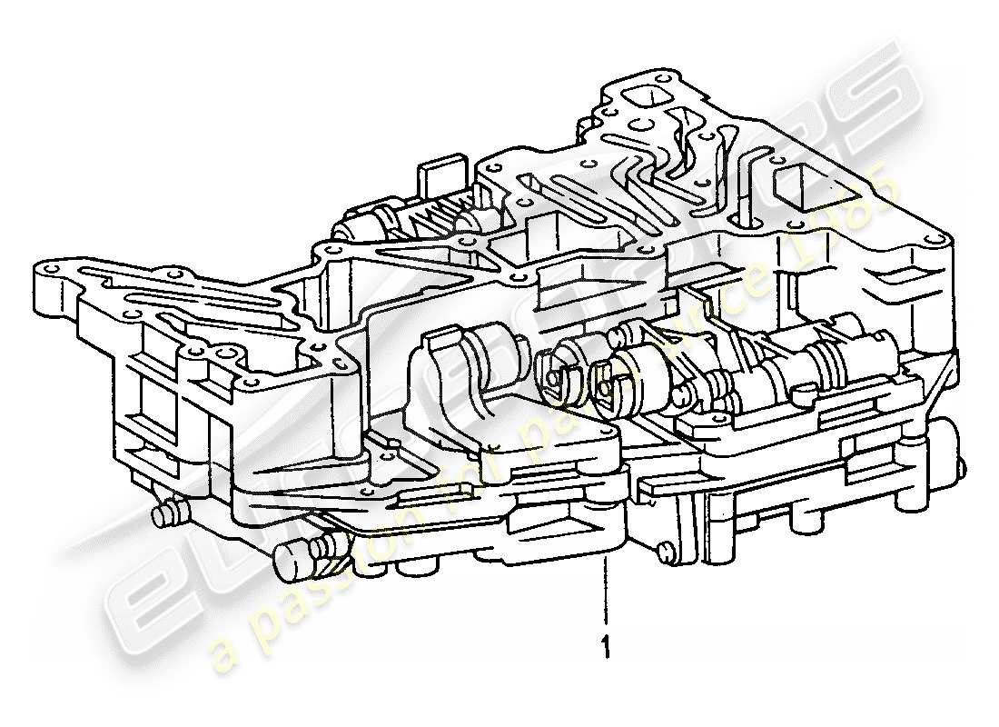 Porsche Replacement catalogue (2007) SWITCH UNIT Part Diagram
