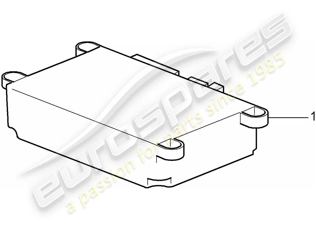 Porsche Replacement catalogue (2009) Telephone Part Diagram