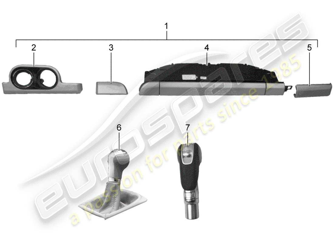 Porsche Tequipment 98X/99X (2020) INSTALLATION KIT Part Diagram