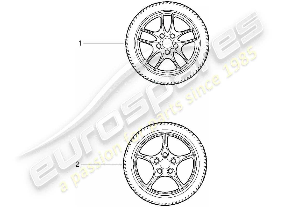 Porsche Tequipment catalogue (2003) GEAR WHEEL SETS Part Diagram